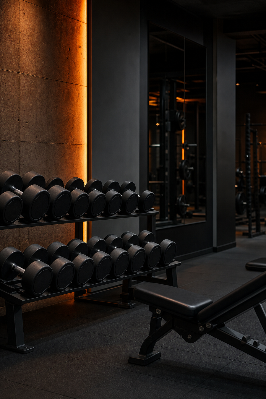 Dumbbell & bench